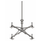 Baird Tactical Deploy Portable Mount_BTD-18 2.37" O.D. x 10' Mast